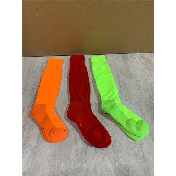 3 Pairs Boys Soccer Socks