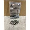 Image 1 : 100 Pcs QISHGNG #8 x 1 in Stainless Steel Sheet Metal Screws