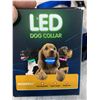 Image 6 : Light Up LED Dog Collar - Medium - Blue