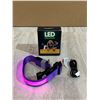 Image 1 : Light Up LED Dog Collar - Small - Purple