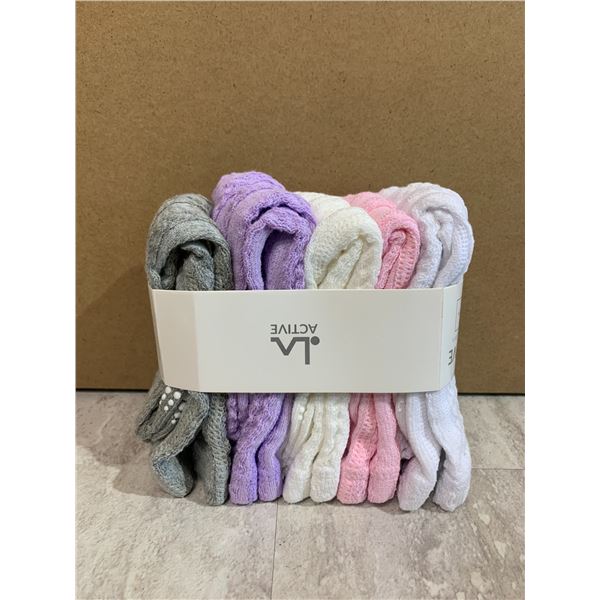 5 Pairs LA Active Baby Tights - Size 0-3 Months