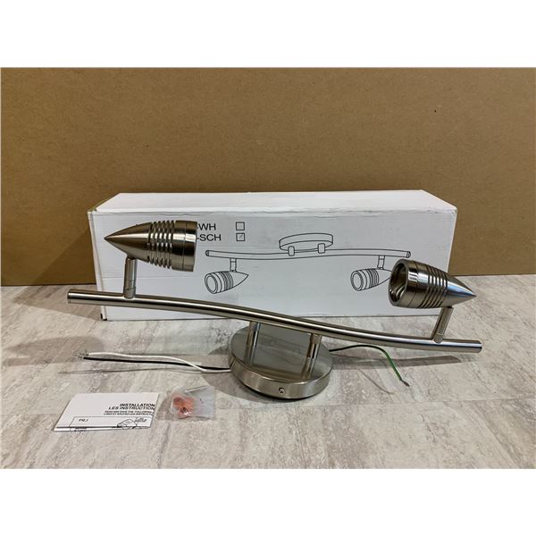 2 Light Wall-Mounted Spotlight / Vanity Bar Fixture