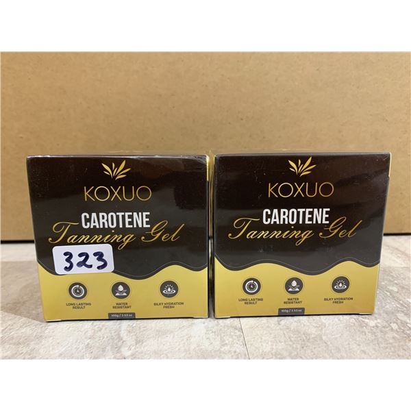Lot of 2 KOXUO Carotene Tanning Gel - 100g x 2