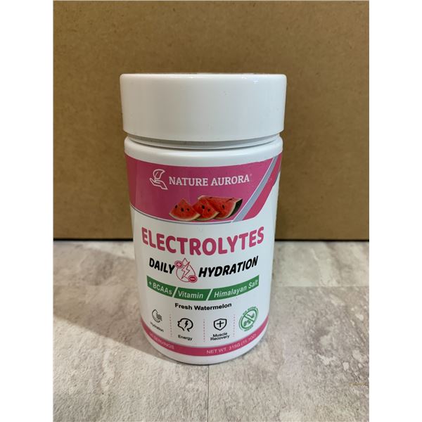 Nature Aurora Electrolytes Daily Hydration 90 Servings Fresh Watermelon
