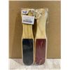 Image 1 : Wooden Foot File Scraper Wet Dry 2 Pack