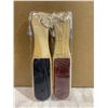 Image 2 : Wooden Foot File Scraper Wet Dry 2 Pack
