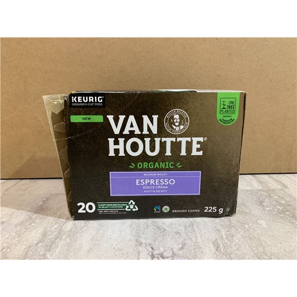 Van Houte Organic Medium Roast Espresso BB 2027 Ma 07 20 Pack