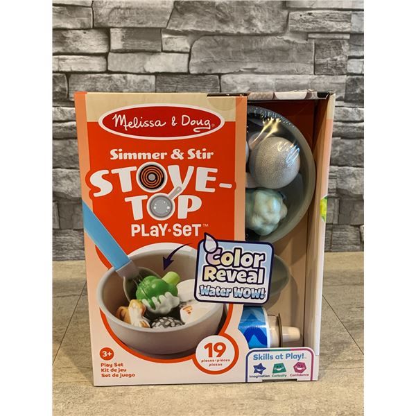 Melissa & Doug Simmer & Stir Stove Top Play Set - Color Reveal