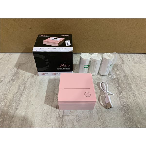 Mini Portable Smart Bluetooth Sticker and Photo Printer PM290C Full Wireless
