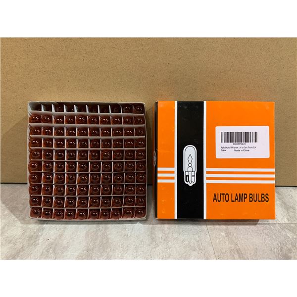 194 Amber Light Bulb 100 Pack - Automotive Break / Turn Signal Lights Etc