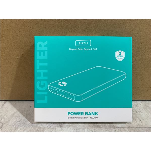 INIU 10,000mAh PowerPaw Slim Portable Powerbank/Portable Charger