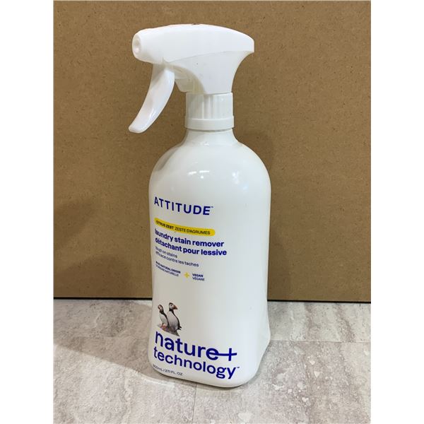 Attitude Citrus Zest Laundry Stain Remover Spray Bottle