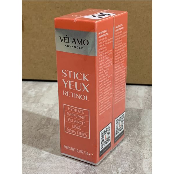 Pack of 2 VELAMO Advanced Retinol Eye Sticks