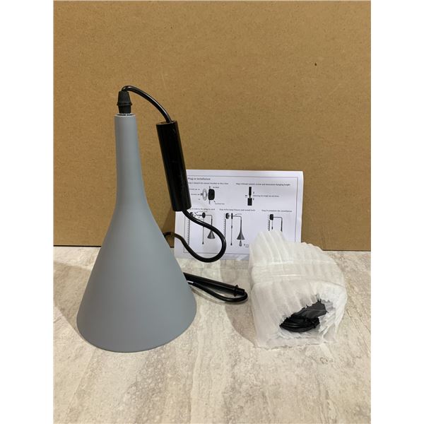 Gray Modern Hanging Wall Light Fixture