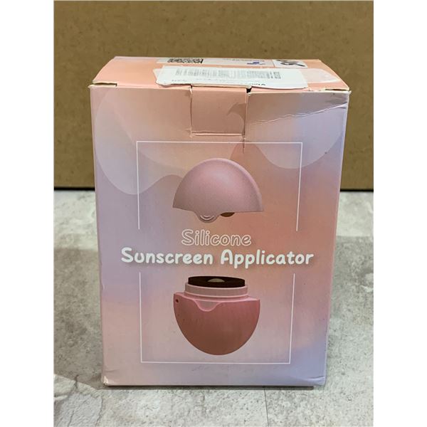 Pink Silicone Sunscreen Applicator