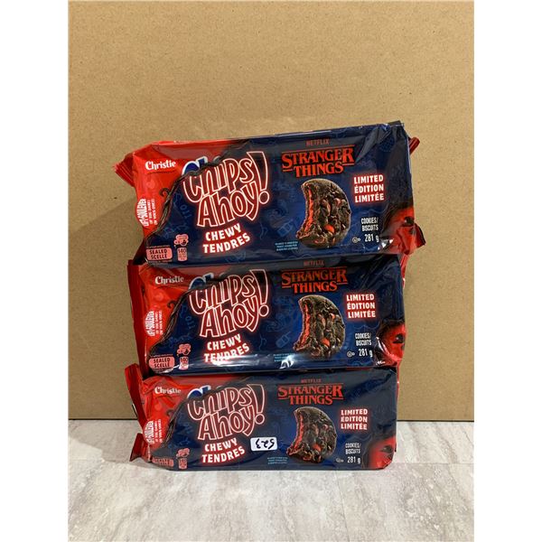 3 Packs of Limited Edition Stranger Things Chip's Ahoy Chewy Cookies