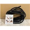 Image 1 : 25Ft Black Split Sleeving for Hiding Cables