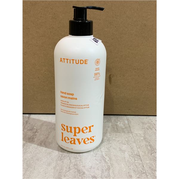 Attitude Super Leaves Hand Soap - Orange Blossom & Eucalyptus - 473ml
