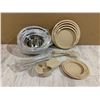 Image 1 : Stainless Steel Mixing Bowls With Lids Set - Includes Utensils for Baking