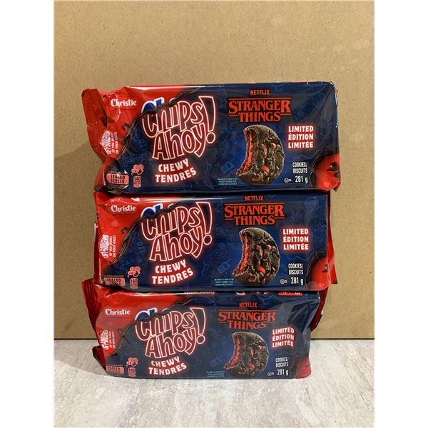 3 Packs of Limited Edition Stranger Things Chip's Ahoy Chewy Cookies