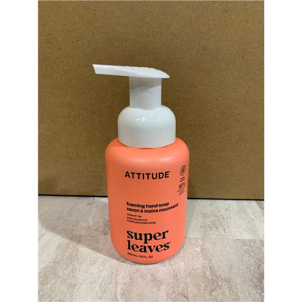 Attitude Super Leaves Foaming Hand Soap - Pink Grapefruit - 295ml