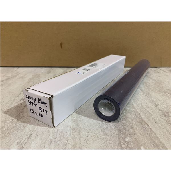 Navy Blue 12 inch x 10 ft Iron On Vinyl - Navy Blue HTV - Compatible with Cricut