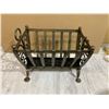 Image 1 : Vintage French Wrought Iron Firewood Holder