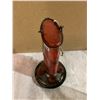 Image 7 : Vintage Perky-Pet Antique-Style Red Glass Hummingbird Feature - Embossed