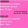 Image 1 : VIEWING & PICKUP DATES