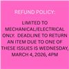 Image 1 : RETURN POLICY