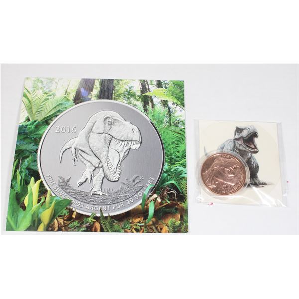 2016 1/4 OZ TYRANNOSAURUS REX #19