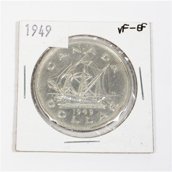 1949 CANADIAN SILVER DOLLAR .6 OZ SILVER