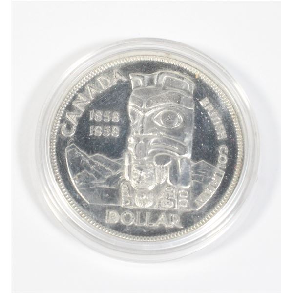 1958 CANADIAN SILVER DOLLAR .6 OZ SILVER