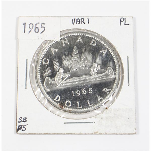 1965 CANADIAN SILVER DOLLAR .6 OZ SILVER