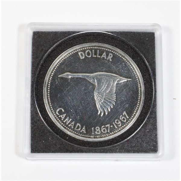 1967 CANADIAN SILVER DOLLAR .6 OZ SILVER