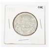 Image 1 : 1945 CANADIAN HALF DOLLAR .3 OZ SILVER