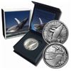 Image 1 : 1 OZ .999 FINE SILVER. HUMPBACK WHALE ULTRA HIGH