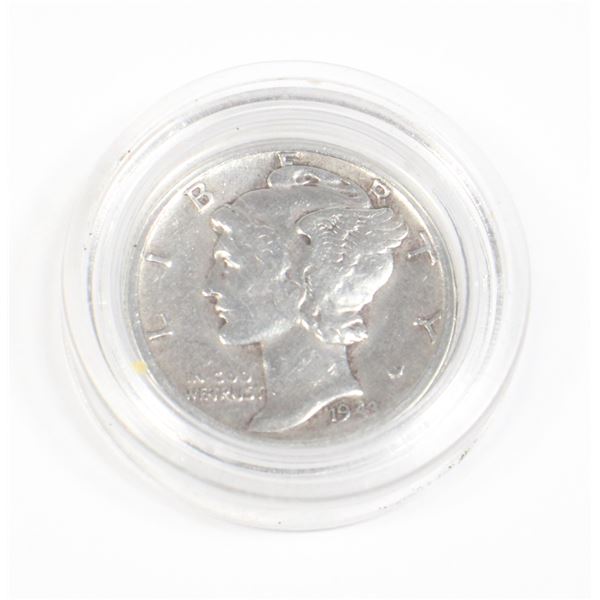 1941 MERCURY DIME 90% SILVER