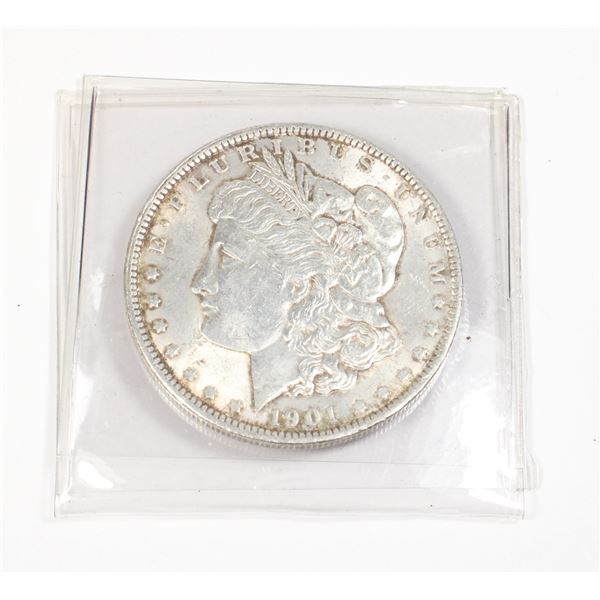 1901 MORGAN SILVER DOLLAR 90% SILVER