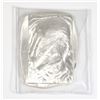 Image 2 : 10 OZ ARGENTIA SILVER ART BAR THINKING MAN MATTE