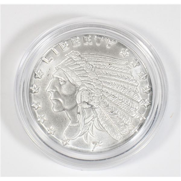 1/4 OZ INCUSE INDIAN SILVER ROUND
