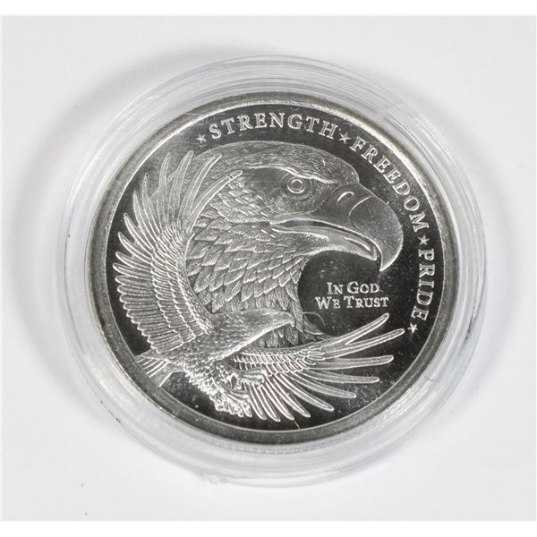 1/4 OZ GM EAGLE SILVER ROUND