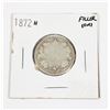 Image 1 : 1872 H CANADA 25 CENT 92.5% SILVER