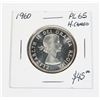 Image 1 : 1960 CANADA HALF DOLLAR .3 OZ SILVER