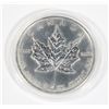 Image 1 : 1 OZ 2011 CANADA SILVER MAPLE. COIN HAS SOME MILKING