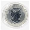 Image 2 : 1 OZ 2011 CANADA SILVER MAPLE. COIN HAS SOME MILKING