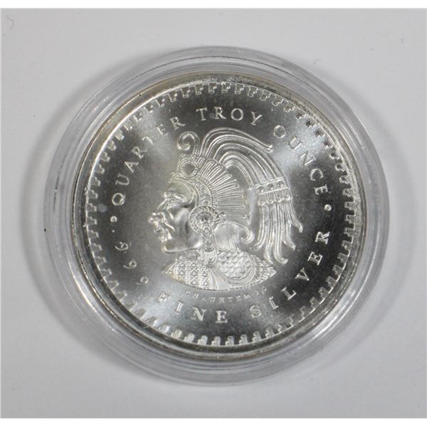 1/4 AZTEC CALENDAR SILVER ROUND