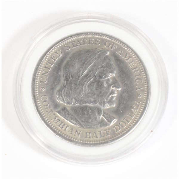 1893 U.S.A. COLUMBIA HALF DOLLAR 90% SILVER