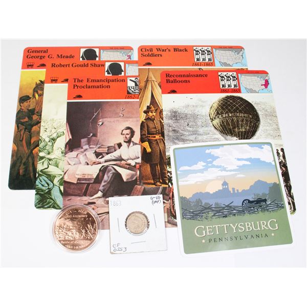 1863 INDIAN HEAD PENNY COMES WITH 1 OZ PURE