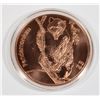 Image 1 : ZOMBUCKS WORLD PANDEMONIUM 1 OZ COPPER ROUND.